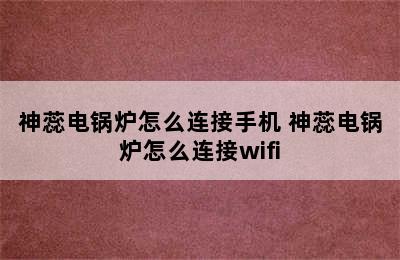 神蕊电锅炉怎么连接手机 神蕊电锅炉怎么连接wifi